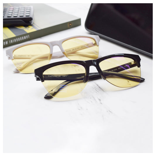 【OLIVIA Far Infrared】Anti-blue Light Glasses-White